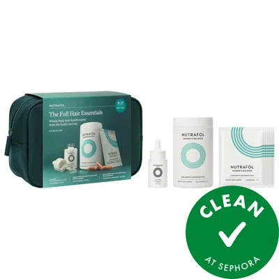 Nutrafol Women's Balance 45+ Hair Growth Supplements & Serum Gift Set For Thinning Hair In Transparent