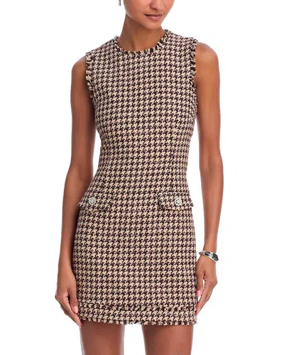 Likely Azalea Tweed Mini Dress In Brown