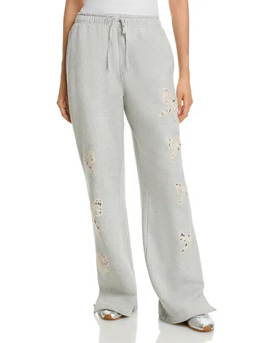 Loveshackfancy Elma Sweatpants In Gray