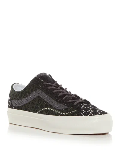 Vans Men's Lx Old Skool Woven Sneakers In Black