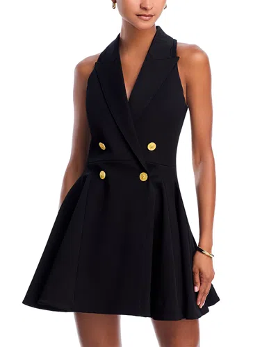 L'agence Royalty Mini Dress In Black
