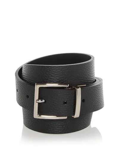 Vince Men's Reversible Leather Belt In Black