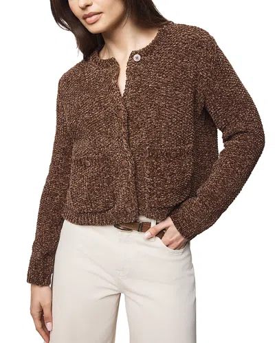 Splendid Andrea Crop Cardigan In Brown