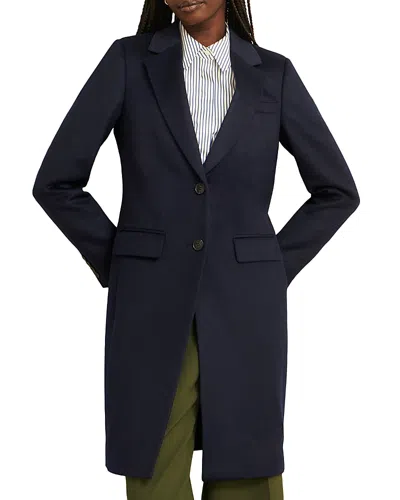 Hobbs London Petite Cavendish Coat In Blue