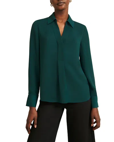 Hobbs London Marie Blouse In Green