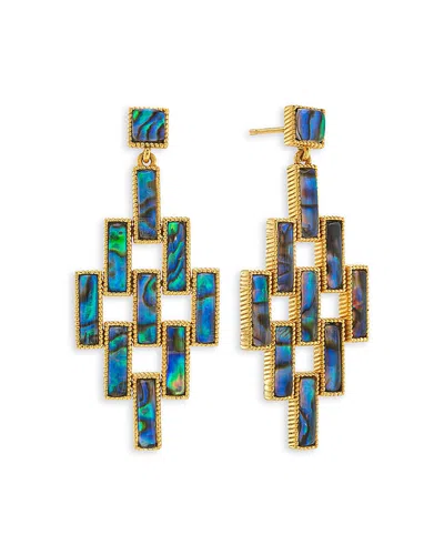 Capucine De Wulf Pathway Post Drop Earrings In Multi