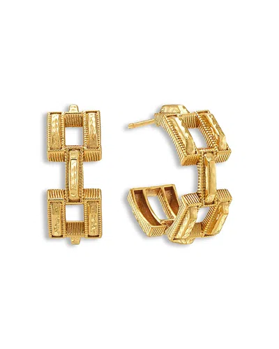 Capucine De Wulf Pathway Hoop Earrings In Gold