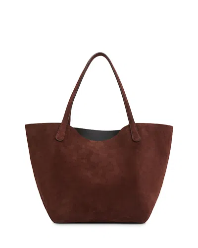 Mansur Gavriel Everyday Soft Leather Tote In Brown