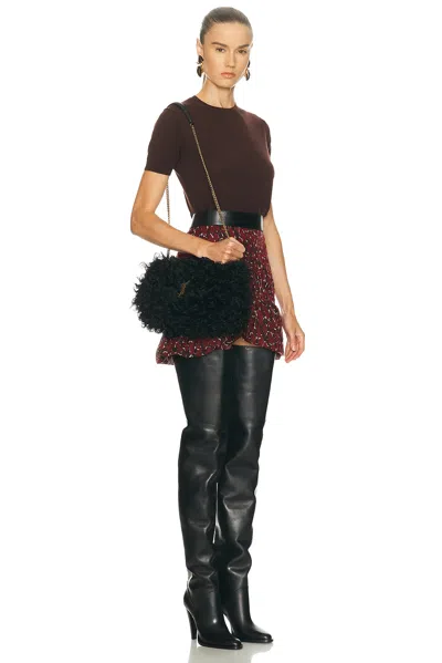 Saint Laurent Medium Jamie Shoulder Bag With Chain Strap In Black