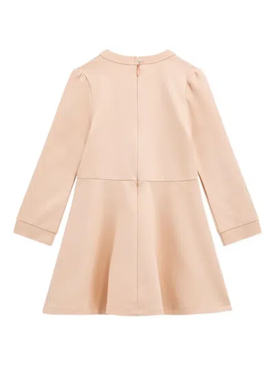 Guess Logo-embellished Dress In Pink