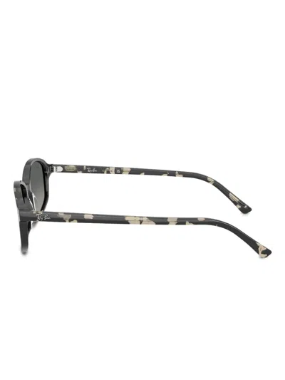 Ray Ban Sam Sunglasses Grey Havana Frame Grey Lenses 54-19 In Gray