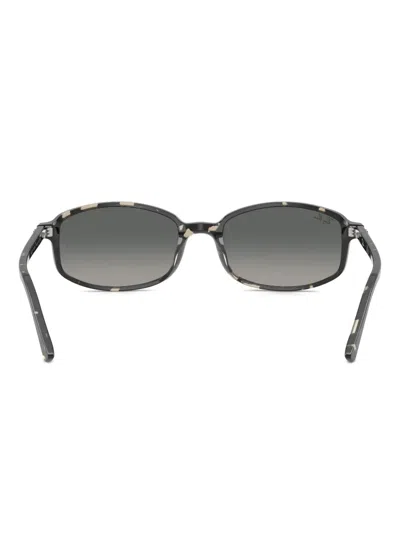 Ray Ban Sam Sunglasses Grey Havana Frame Grey Lenses 54-19 In Gray