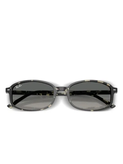 Ray Ban Sam Sunglasses Grey Havana Frame Grey Lenses 54-19 In Gray