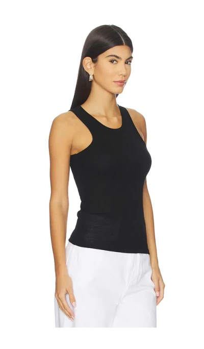 Rohe Racerback Merino Jersey Top In Black