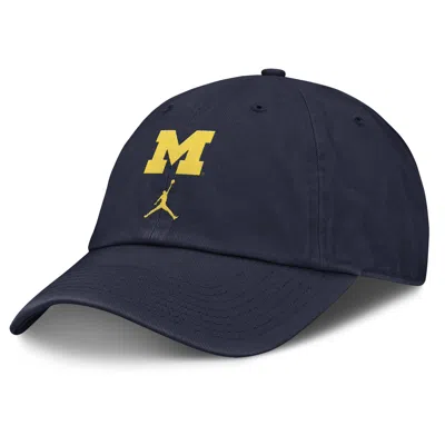 Jordan Men's Michigan Primetime Club  Brand College Adjustable Hat In Blue