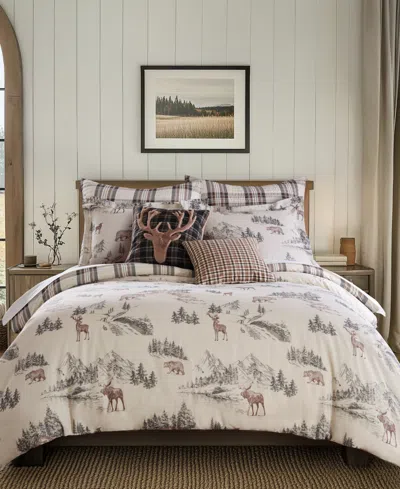 Levtex Home Lodge Toile Reversible 3-pc. Comforter Set, Full/queen In Multi