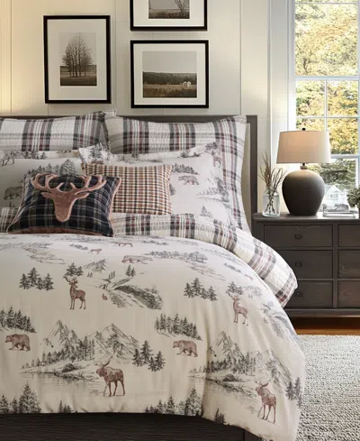 Levtex Home Lodge Toile Reversible 2-pc. Comforter Set, Twin In Multi