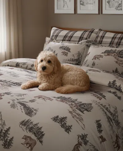 Levtex Home Lodge Toile Reversible 3-pc. Comforter Set, King In Multi