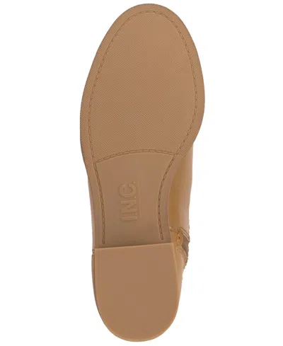 Inc International Concepts Fawne Riding Leather Boots Created For Macys Regular Wide Calf Extra Wide Calf In Black