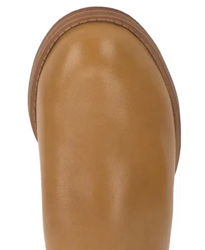 Inc International Concepts Fawne Riding Leather Boots Created For Macys Regular Wide Calf Extra Wide Calf In Black