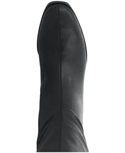 Journee Collection Womens Devri Stacked Heel Dress Boots In Black