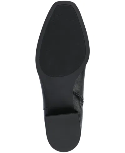 Journee Collection Womens Devri Stacked Heel Dress Boots In Black