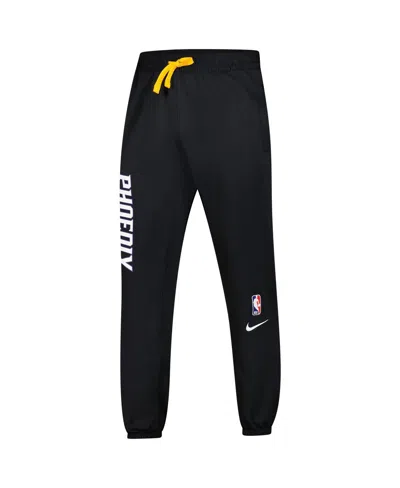 Nike Men's Black Phoenix Suns 2020/21 Showtime Performance Pants In Black