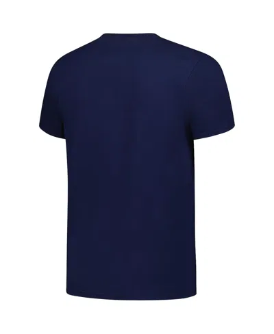 Fanatics Unlabeled Men's Navy Liberty Flames Basic Arch T-shirt In Blue