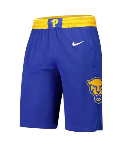 Nike Men's Royal Pitt Panthers Replica Performance Basketball Shorts In Multi