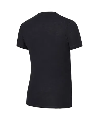 Concepts Sport Women'sâ Black, Gold Pittsburgh Steelers Avondale T-shirt Pants Flannel Pj Set In Multi