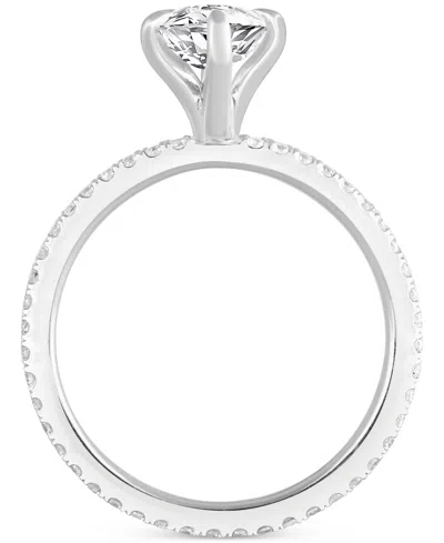 Badgley Mischka Certified Lab Grown Diamond Marquise Bridal Set (3 Ct. T.w.) In 14k Gold In Metallic