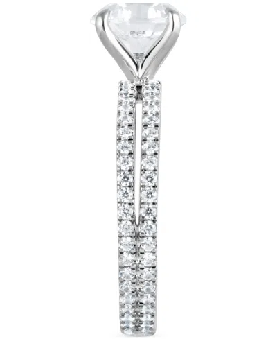 Badgley Mischka Certified Lab Grown Diamond Bridal Set (3 Ct. T.w.) In 14k Gold In Metallic