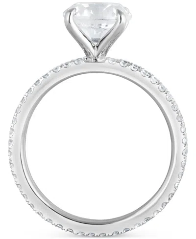 Badgley Mischka Certified Lab Grown Diamond Bridal Set (3 Ct. T.w.) In 14k Gold In Metallic