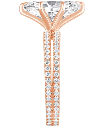 Badgley Mischka Certified Lab Grown Diamond Marquise Bridal Set (3 Ct. T.w.) In 14k Gold In Gold