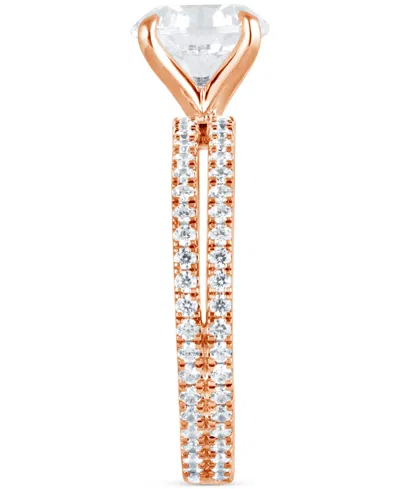 Badgley Mischka Certified Lab Grown Diamond Bridal Set (3 Ct. T.w.) In 14k Gold In Gold