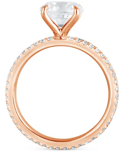 Badgley Mischka Certified Lab Grown Diamond Bridal Set (3 Ct. T.w.) In 14k Gold In Gold