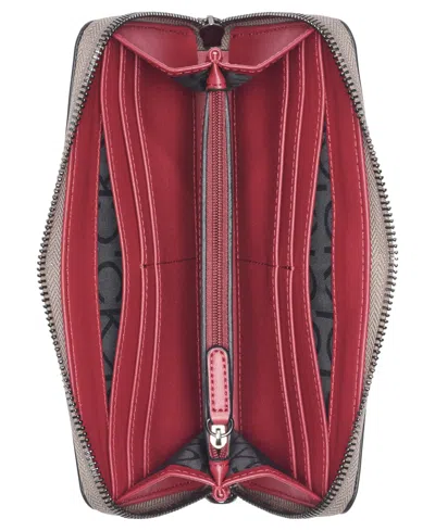 Calvin Klein Women's Moon Mini Signature Boxed Wallet In Multi