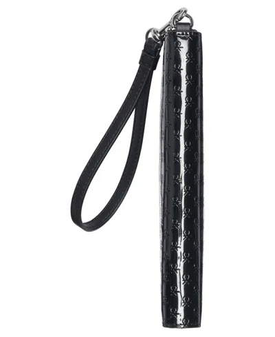 Calvin Klein Women's Moon Signature Embossed Boxed Wallet In Black