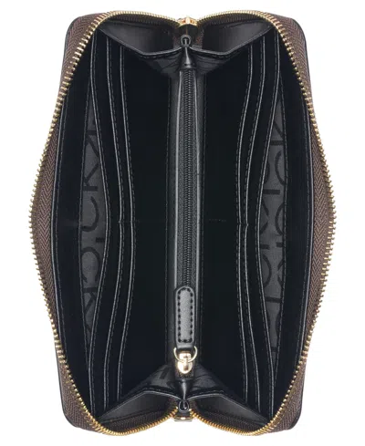 Calvin Klein Women's Moon Mini Signature Boxed Wallet In Multi