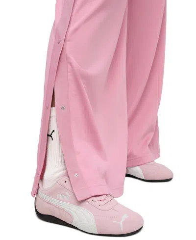 Puma Women's Low-rise Popper Pants In Pink