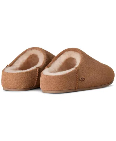 Ugg Slip-on Sandals With Smooth Suede Exterior In Brown