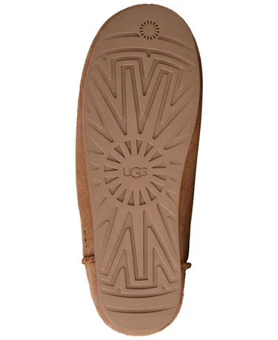 Ugg Slip-on Sandals With Smooth Suede Exterior In Brown