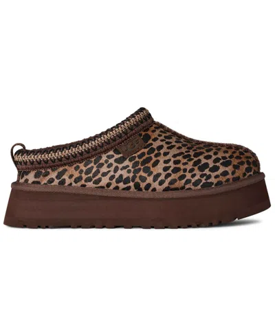 Ugg Tazz Caspian 1178430-bcdr Womens Brown Spotted Print Platform Slipper Gug121 In Brown