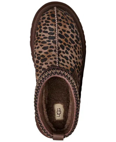 Ugg Tazz Caspian 1178430-bcdr Womens Brown Spotted Print Platform Slipper Gug121 In Brown