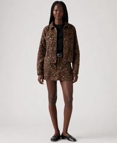 Levi's Original Lightweight Trucker Jacket In Brown