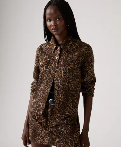 Levi's Original Lightweight Trucker Jacket In Brown