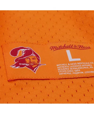 Mitchell & Ness Men's Warren Sapp Orange Tampa Bay Buccaneers Retired Player Name Number Mesh T-shirt In Orange