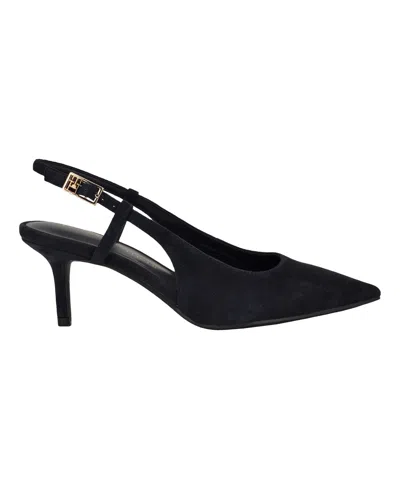 Tommy Hilfiger Women's Cerizza Pointed Toe Slingback Pump In Black