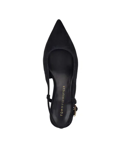 Tommy Hilfiger Women's Cerizza Pointed Toe Slingback Pump In Black
