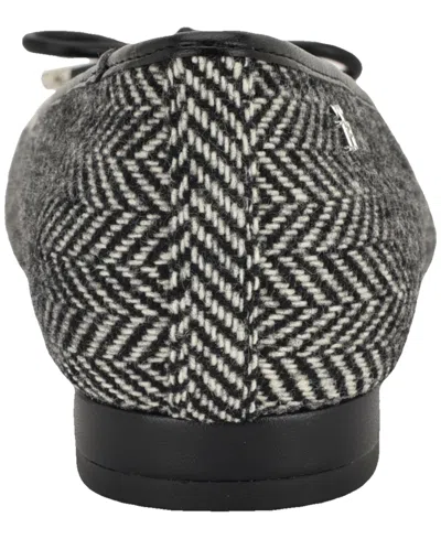 Tommy Hilfiger Kimio Pointed Toe Flat In Black